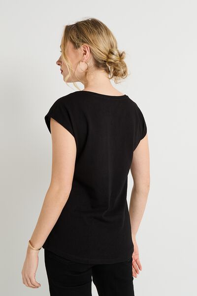 T-shirt col rond femme
