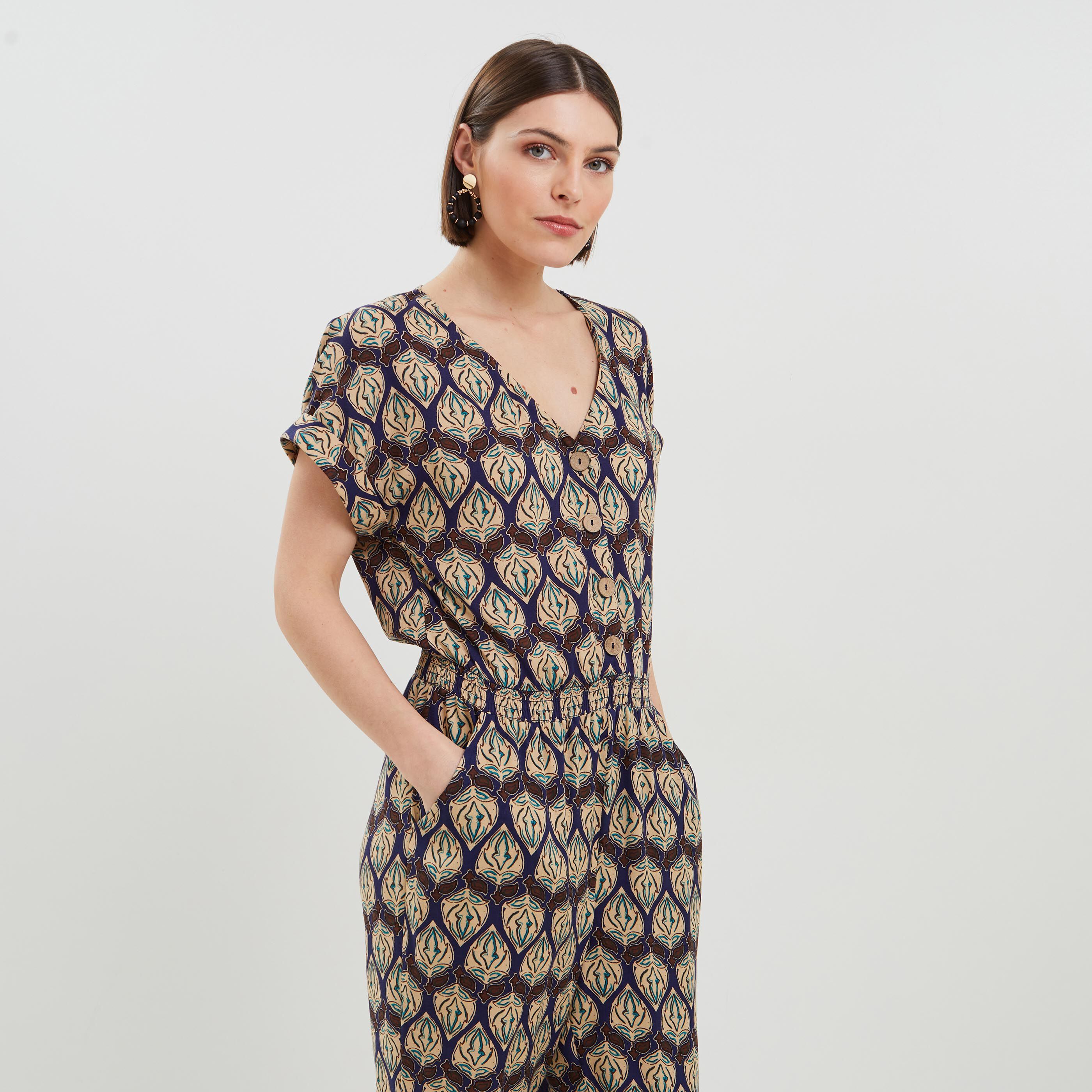 Combinaison imprim&eacute;e femme