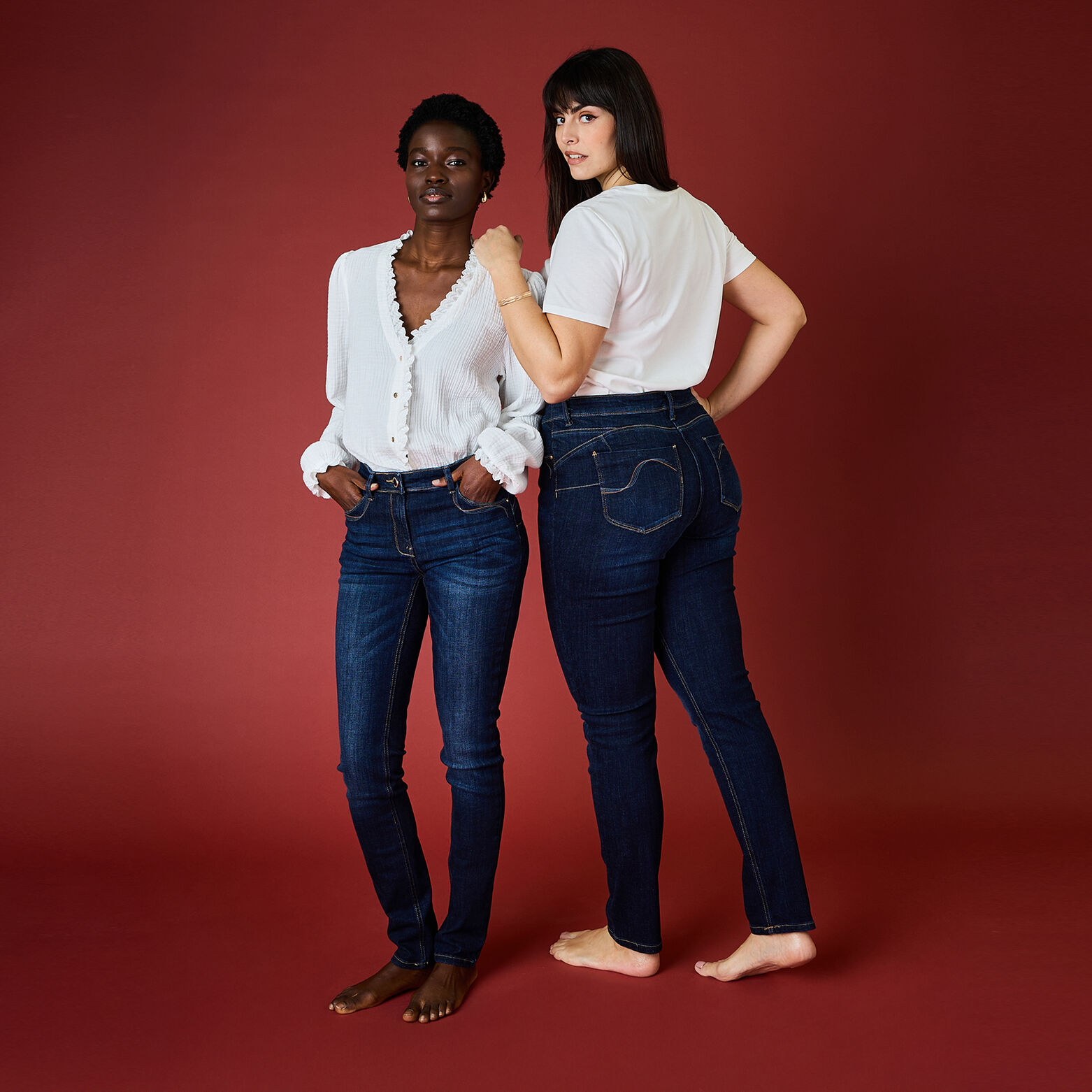 Jean slim RIO P01 femme