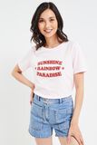 T-shirt à message femme