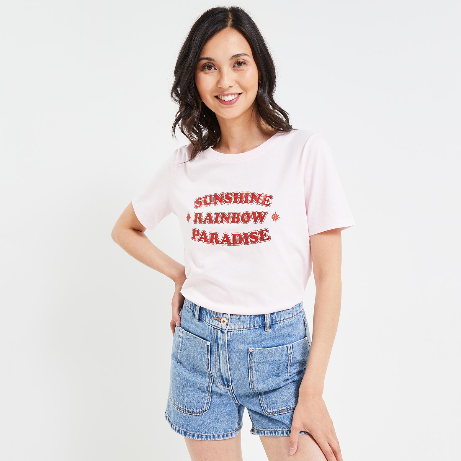 T-shirt à message femme