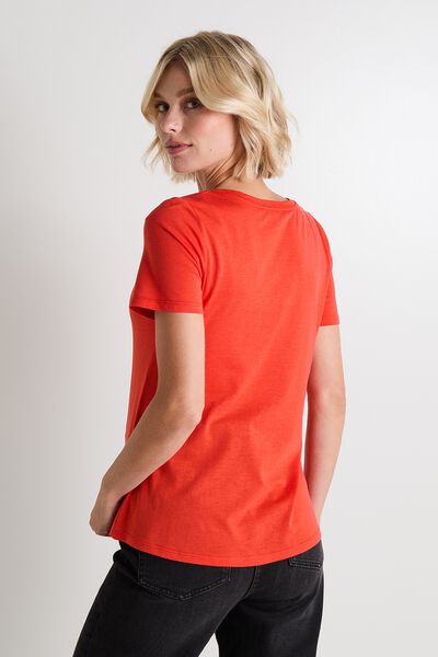 T-shirt col rond femme