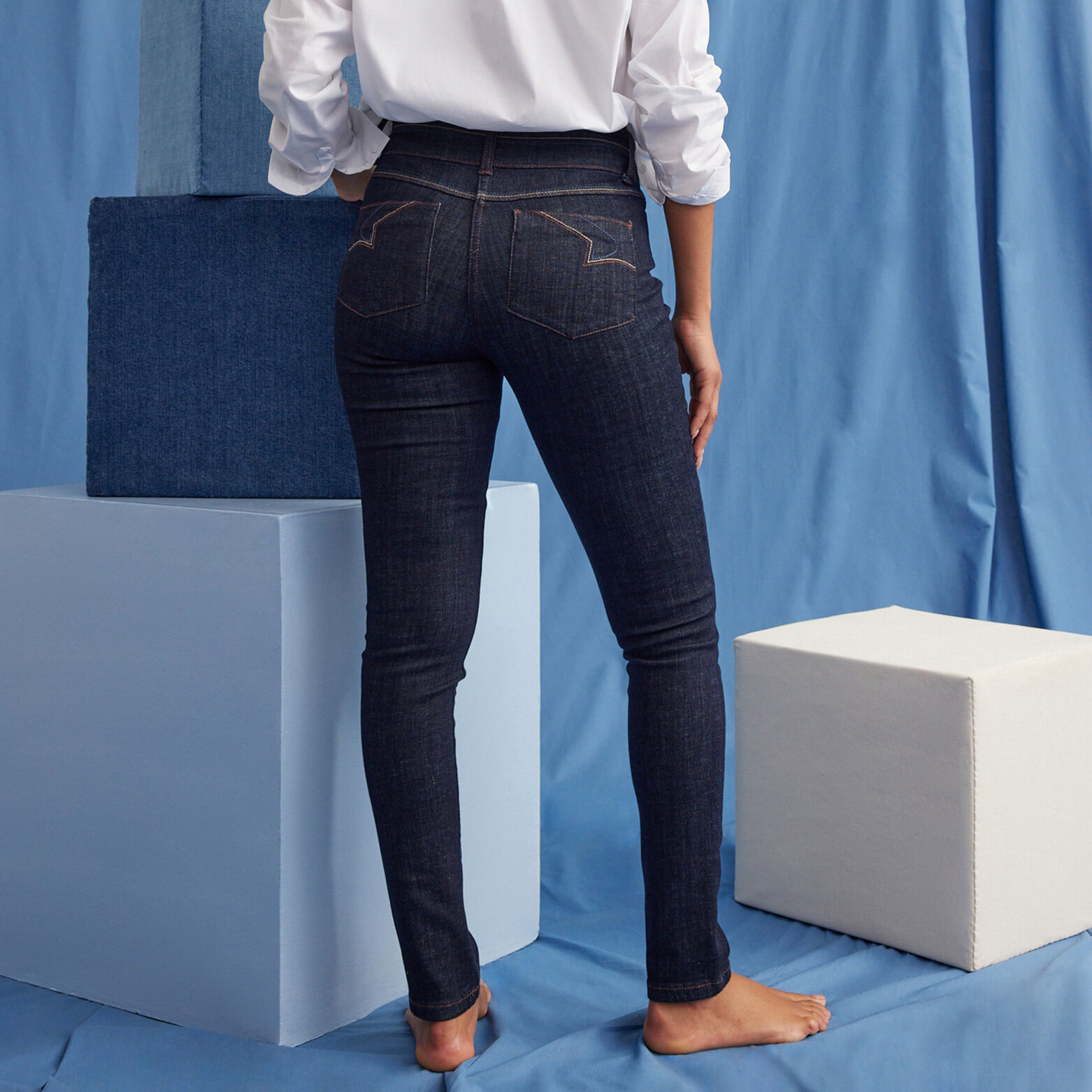 Jean slim taille haute MILAN femme
