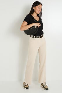 Pantalon en maille femme