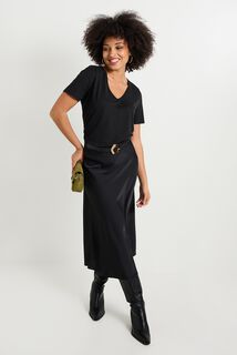 T-shirt col V femme