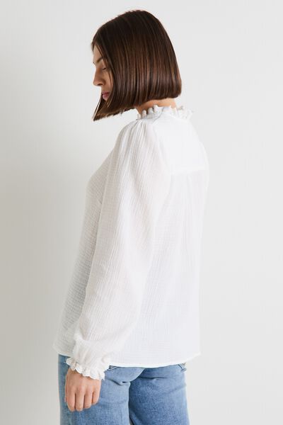 Chemise en gaze de coton femme