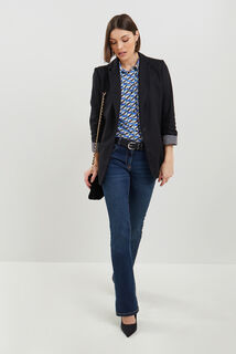 Blazer coupe droite femme