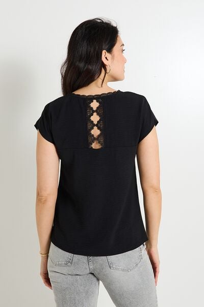 Blouse col V femme