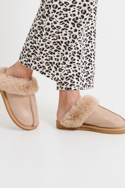 Chaussons doux femme