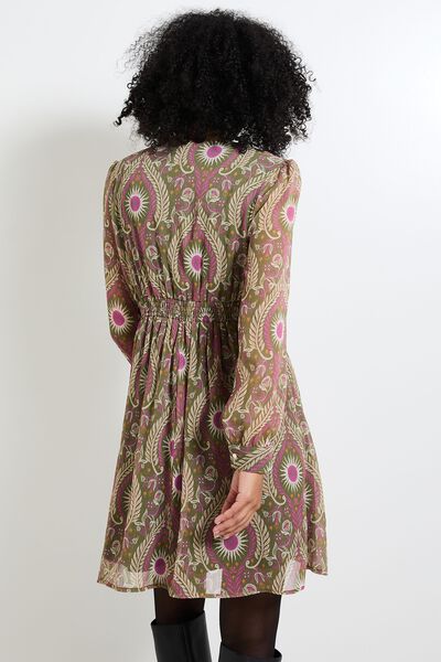 Robe col V femme