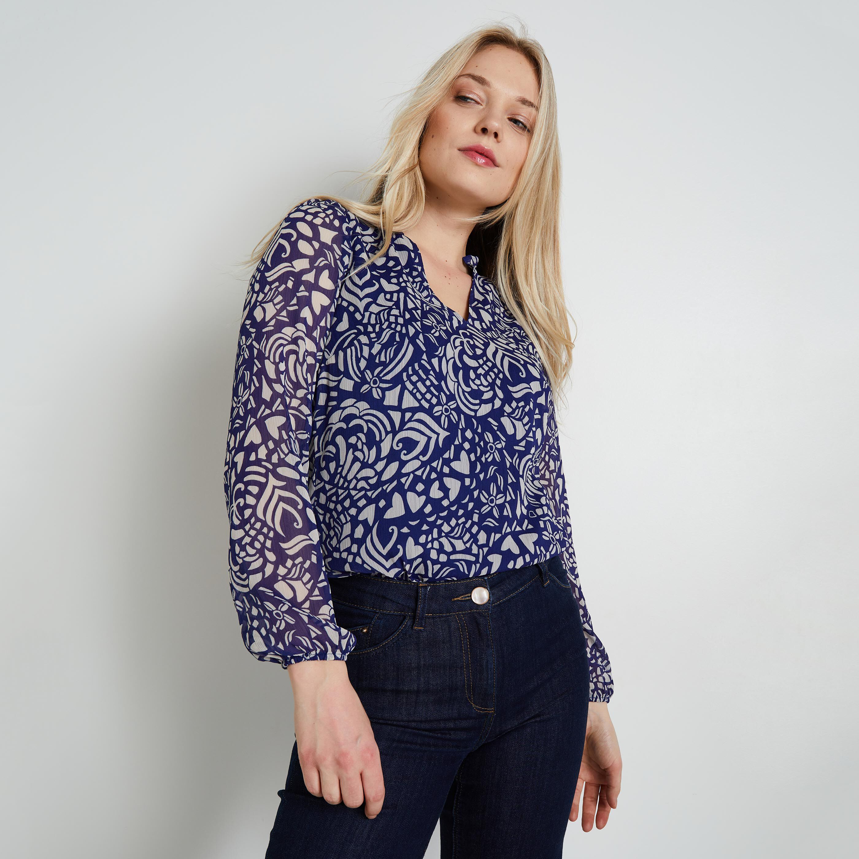 Blouses chemisiers manches longues femme Grain de Malice