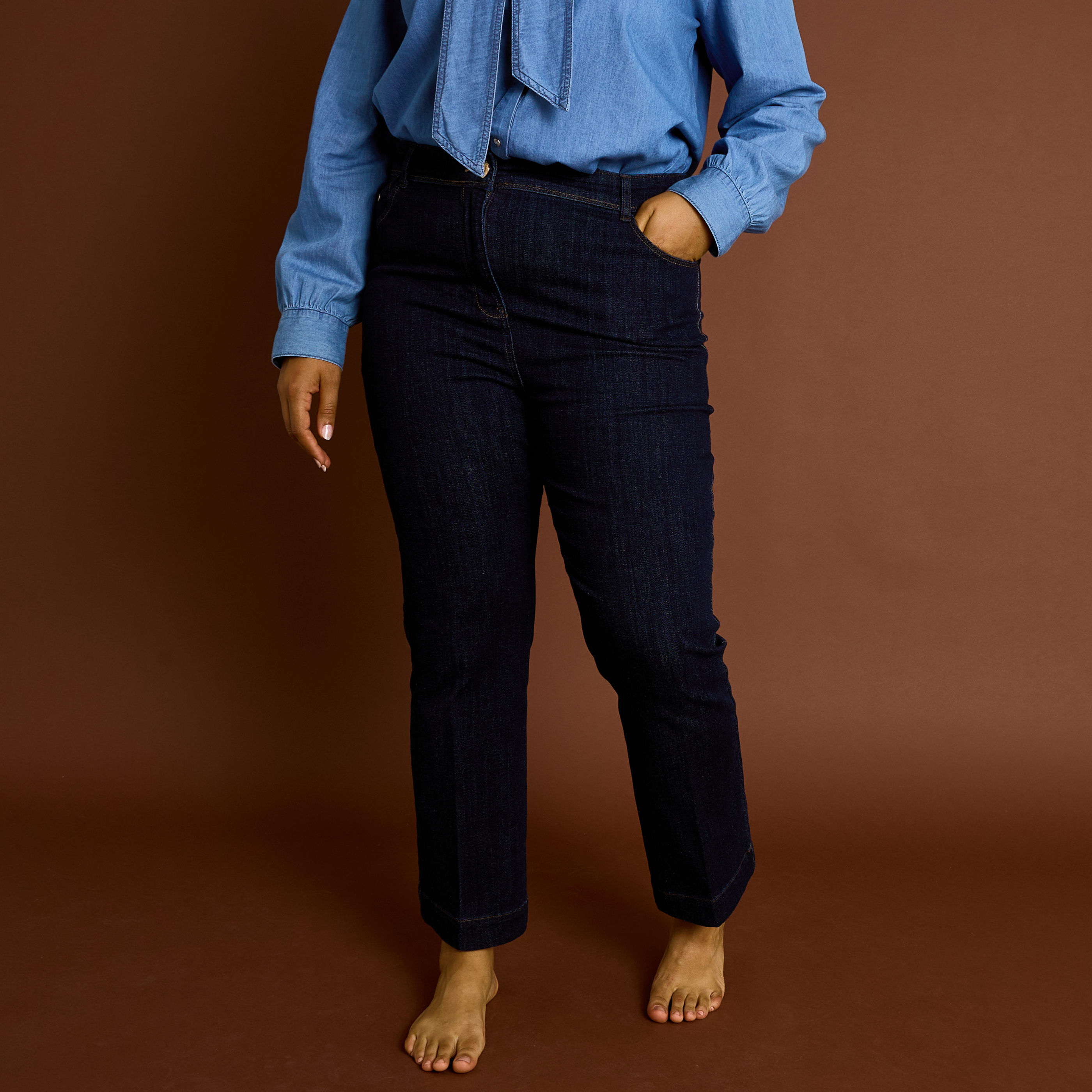 Jean raccourci bootcut TROPEZ RB02 femme
