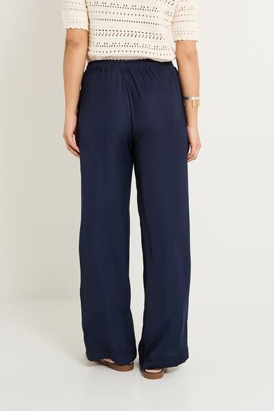 Pantalon large fluide femme