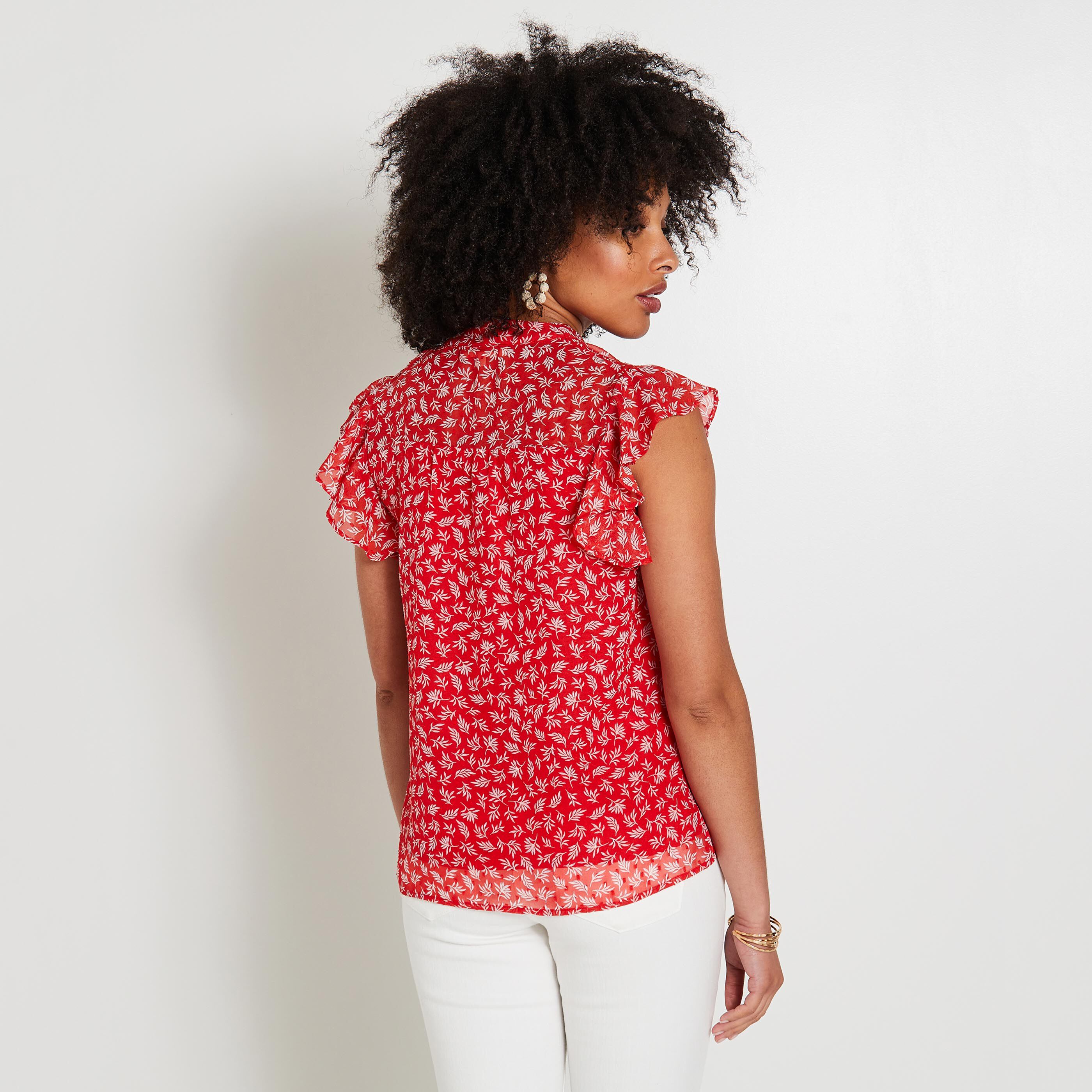 Blouse imprim&eacute;e femme