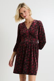 Robe manches 3/4 femme