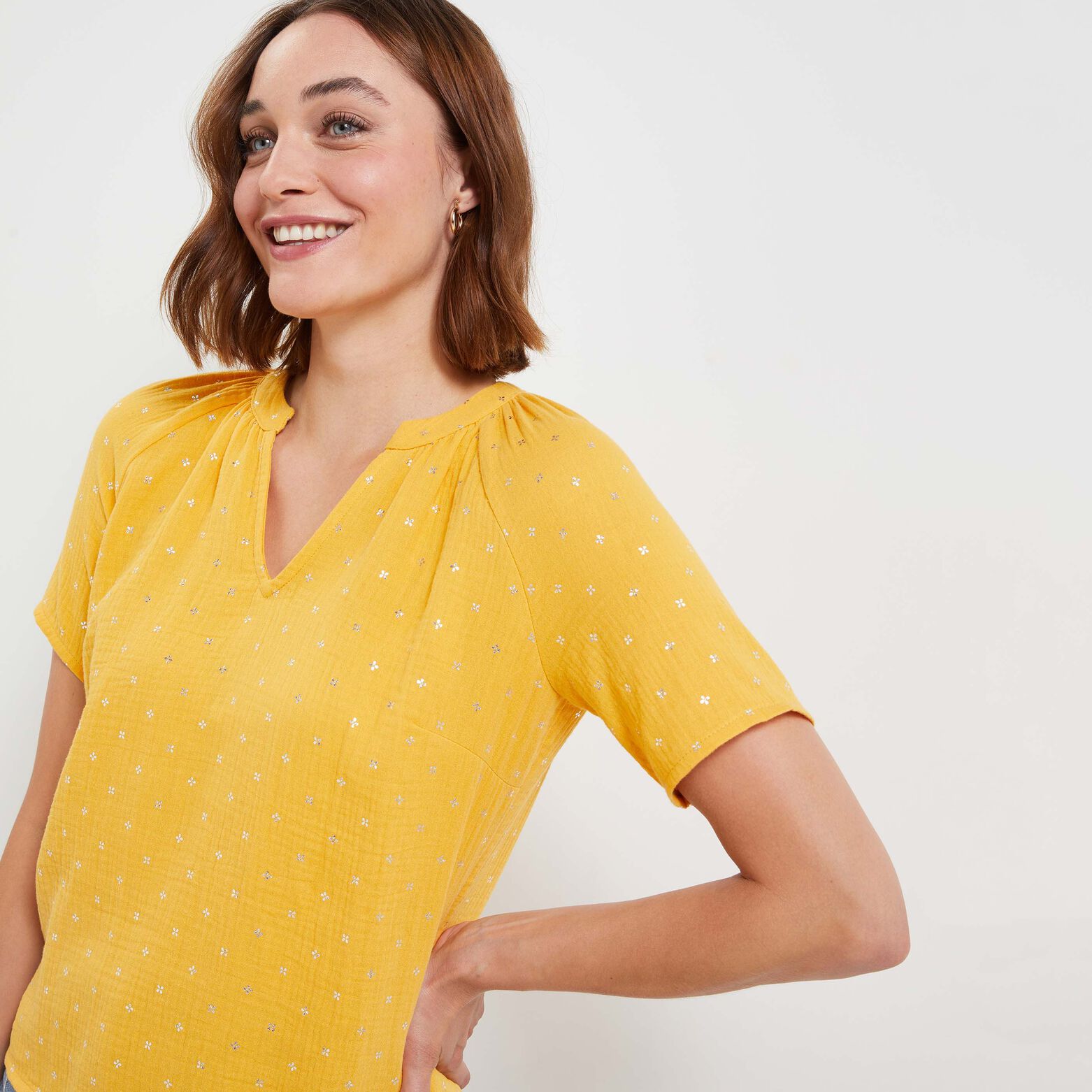 Blouse en gaze de coton 