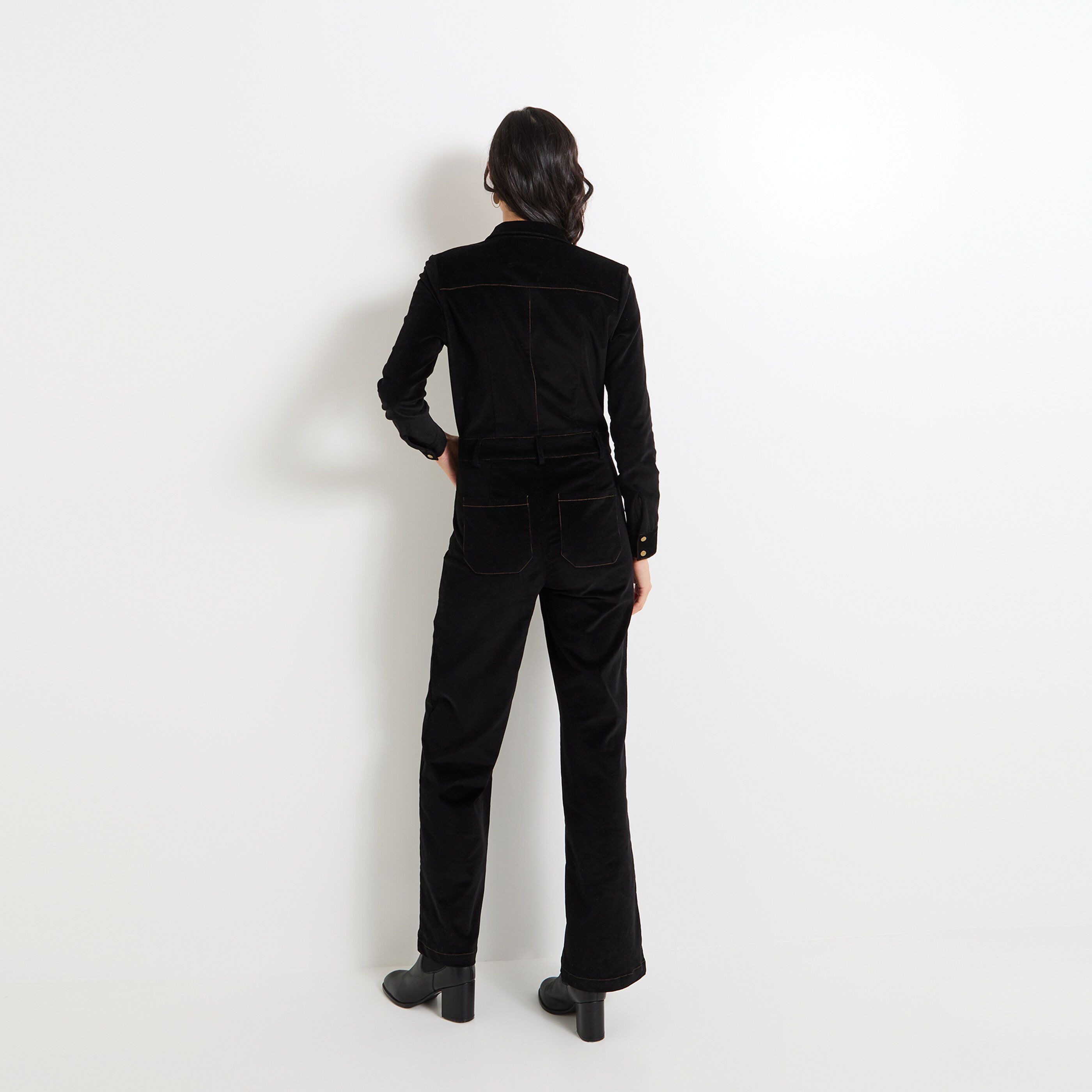 Combinaison velours femme