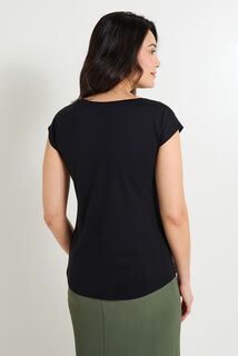 T-shirt col rond femme