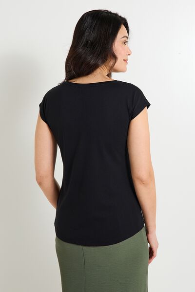 T-shirt col rond femme