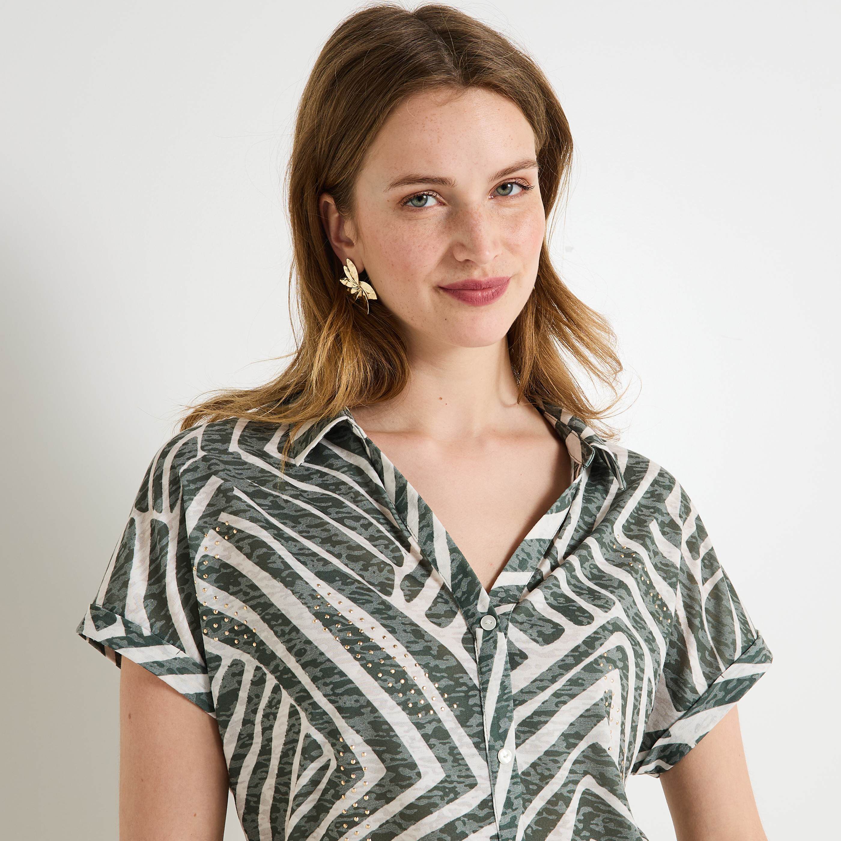 Chemise en maille femme