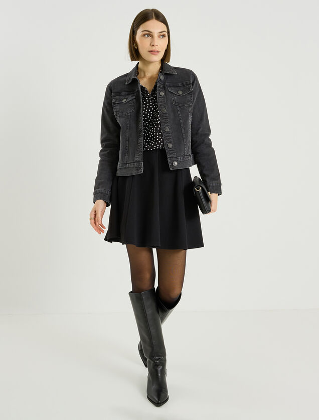 Veste en jean femme