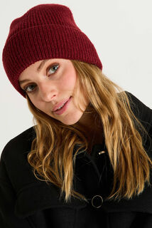 Bonnet uni brillant femme