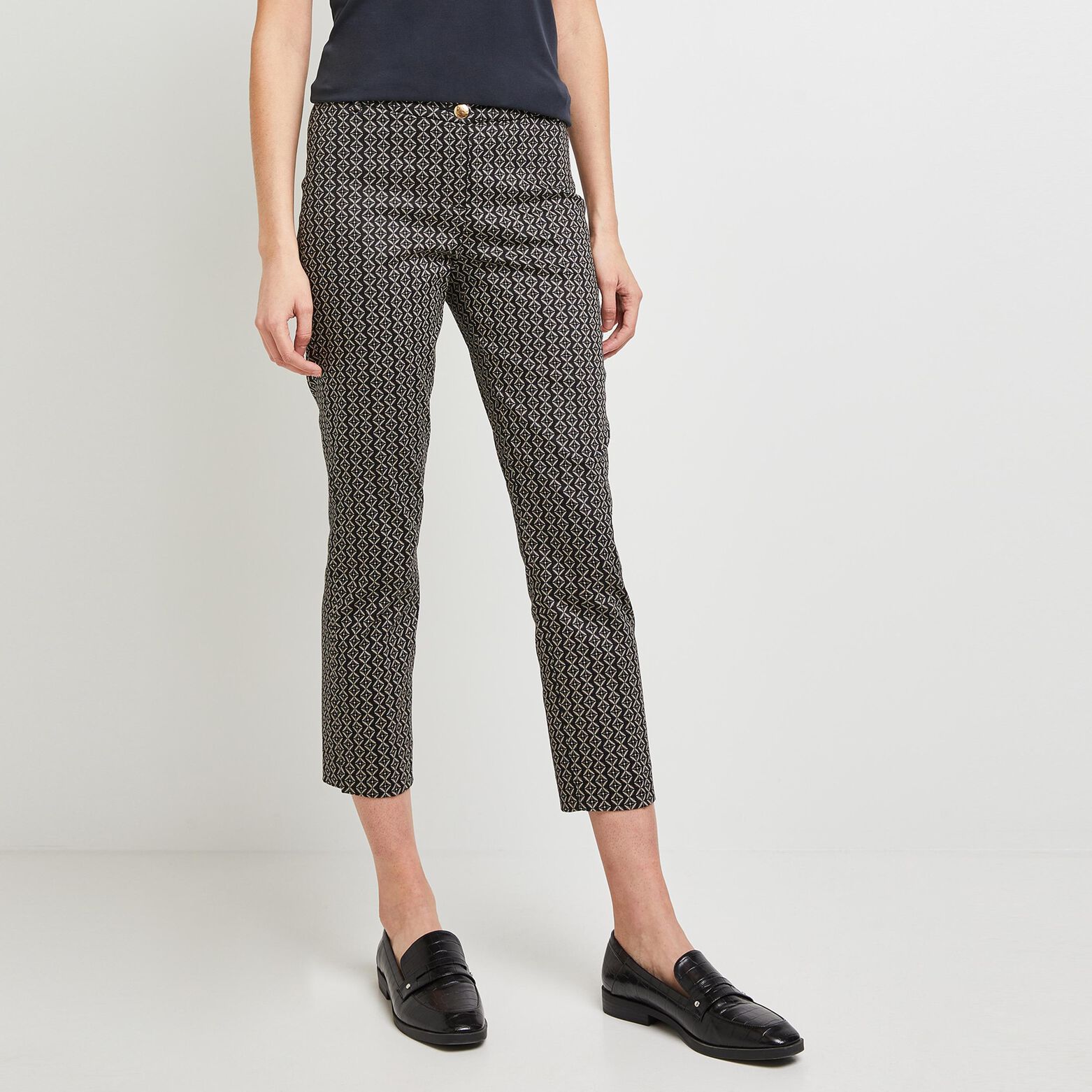 Pantalon raccourci femme
