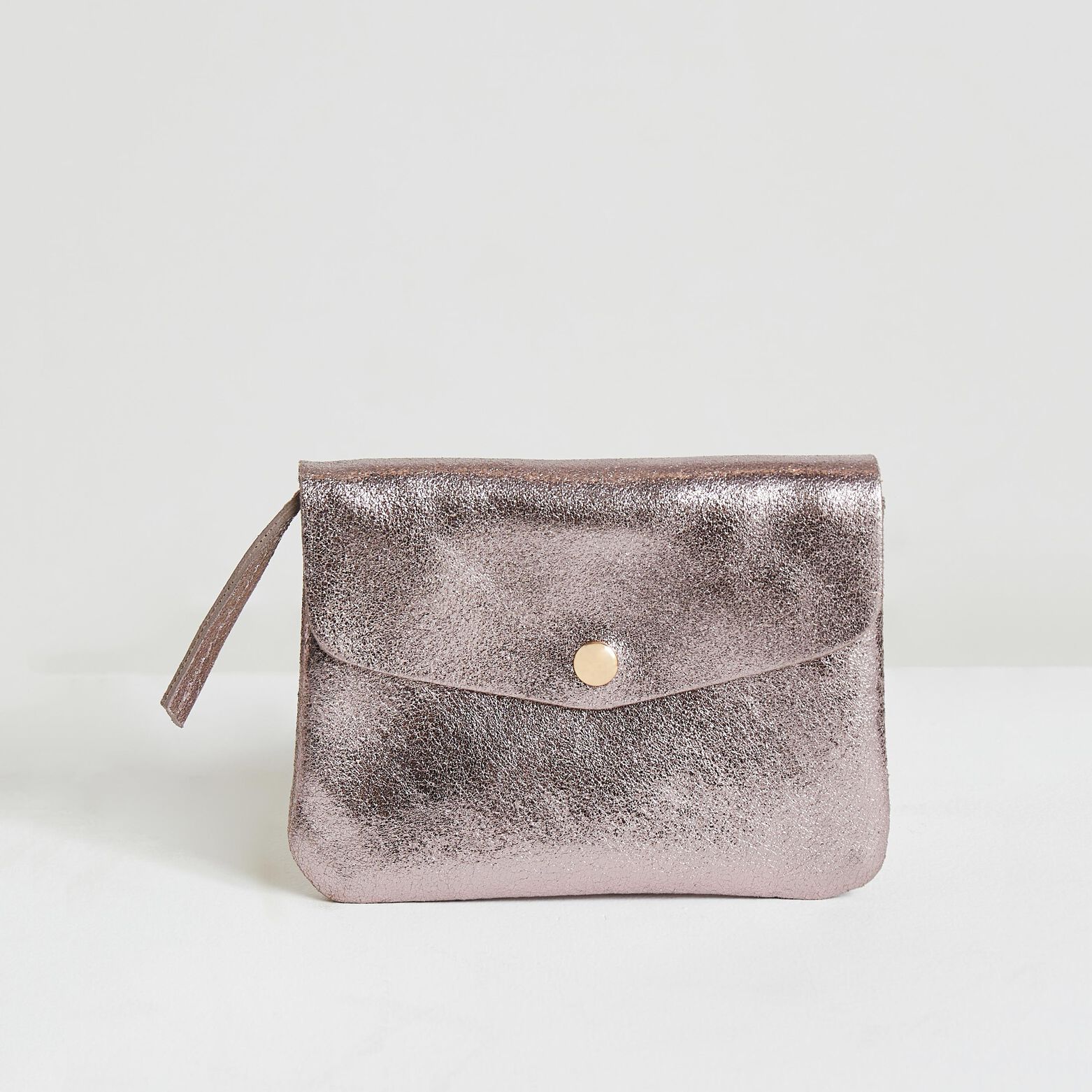 Porte monnaie croûte de cuir femme