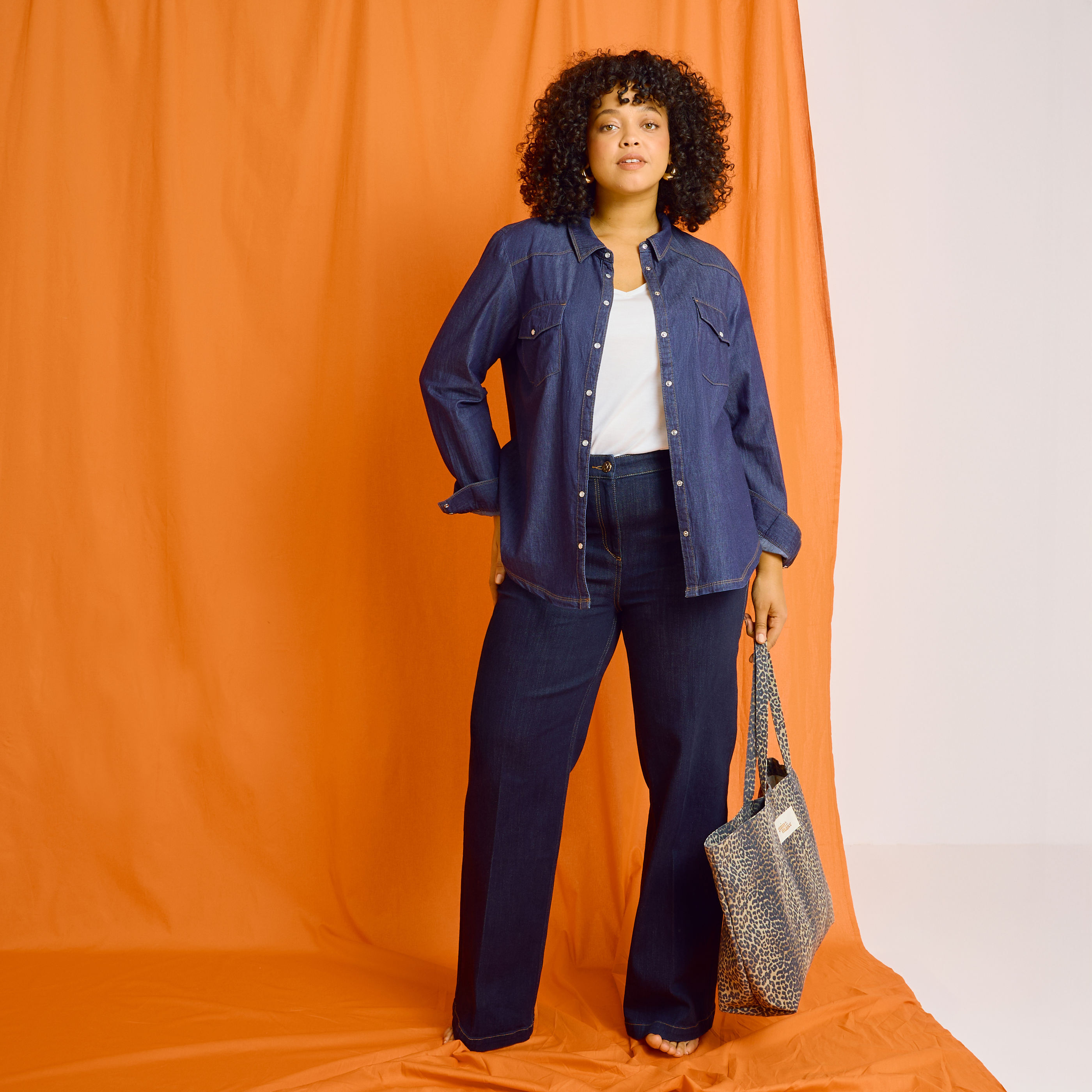 Chemise en jean femme