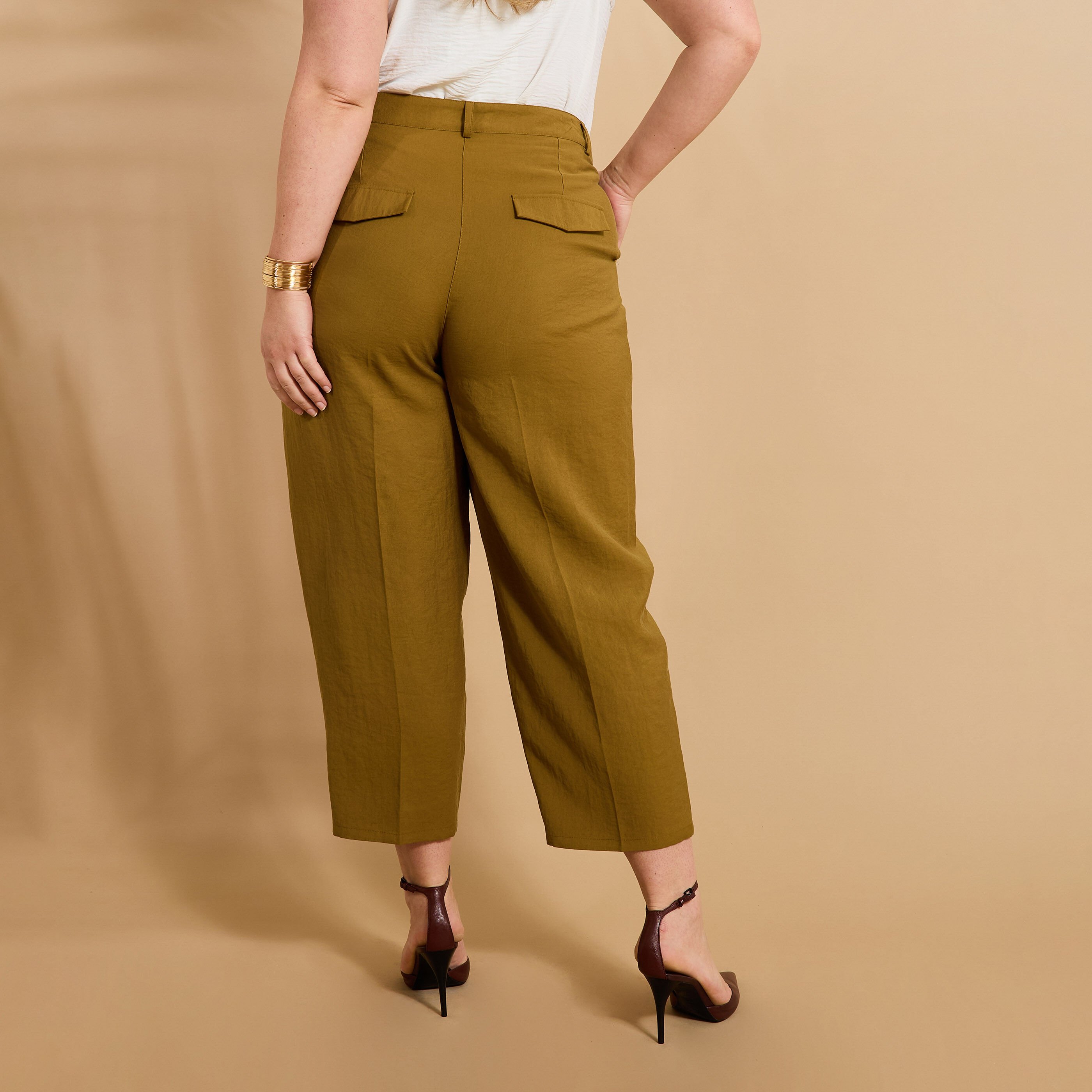 Pantalon ballon fluide femme