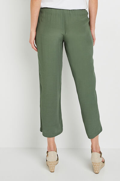 Pantalon large en crèpe femme