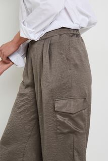 Pantalon cargo fluide femme