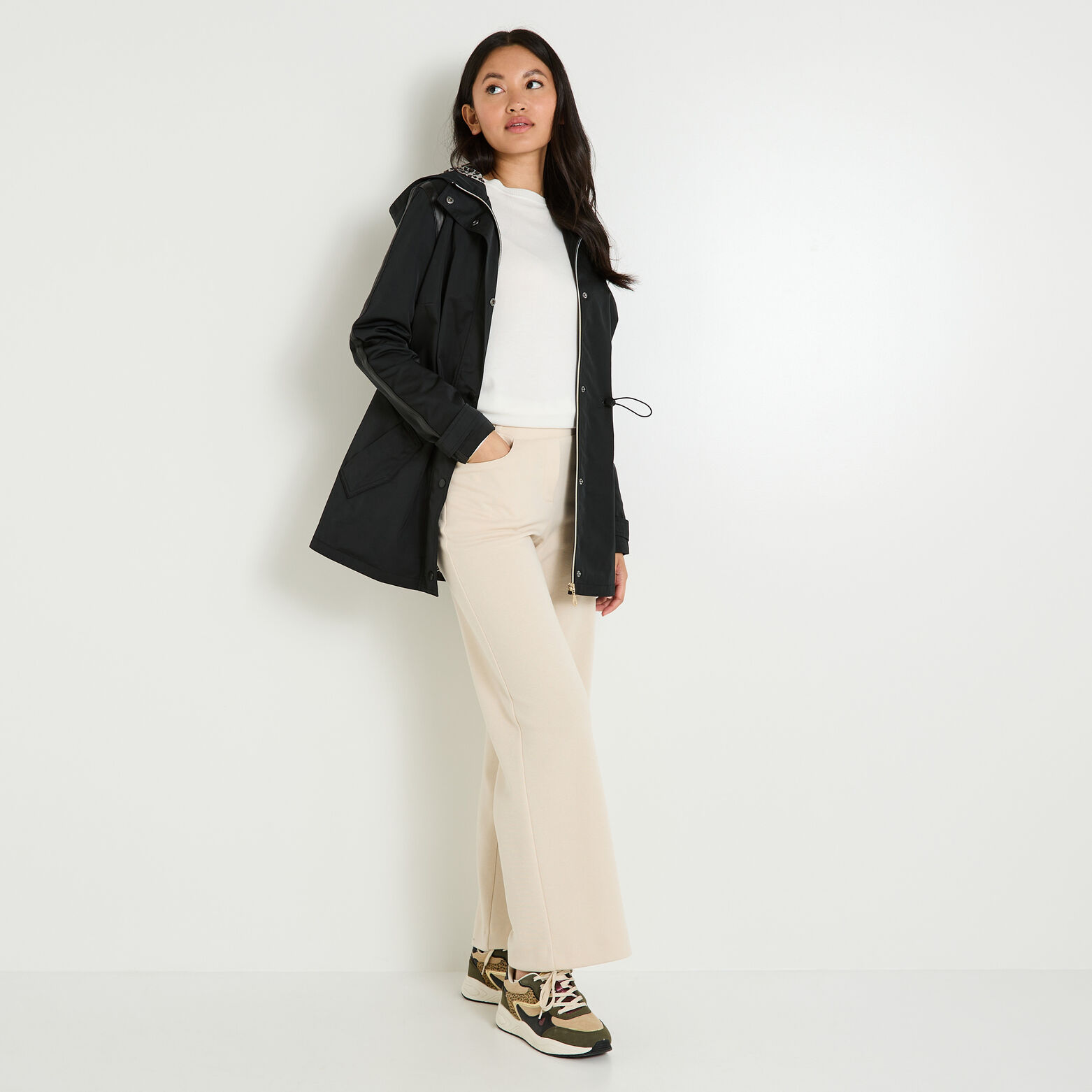 Parka déperlante femme
