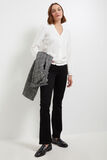T-shirt col victorien femme