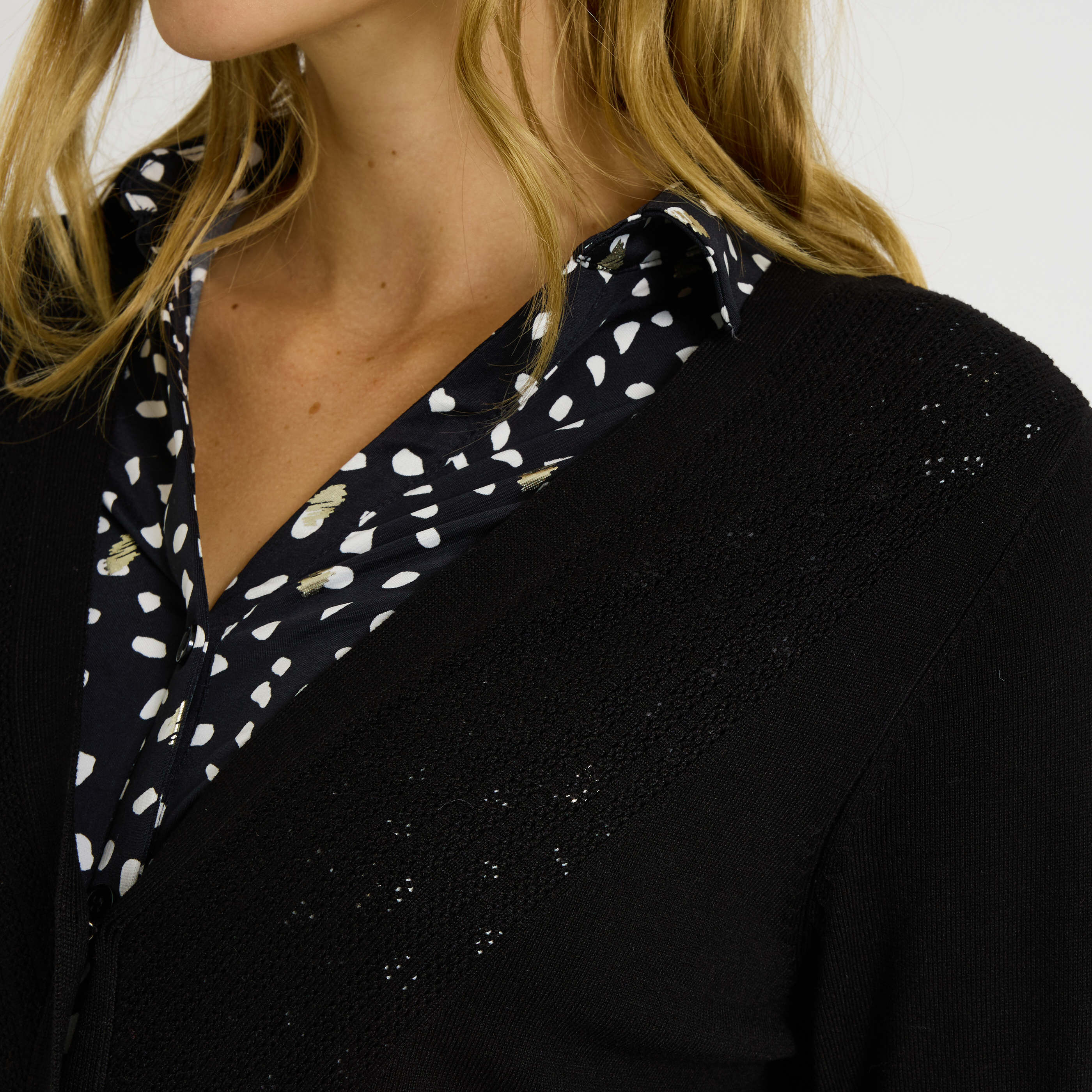 Gilet en maille fine femme