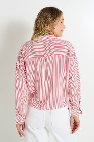 Chemise rayée fluide femme