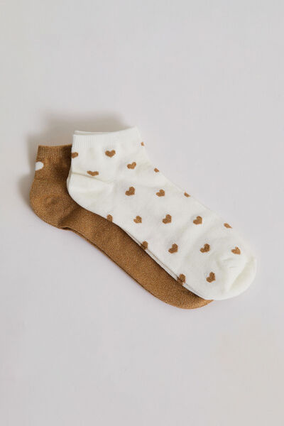 Lot de 2 paires de chaussettes femme