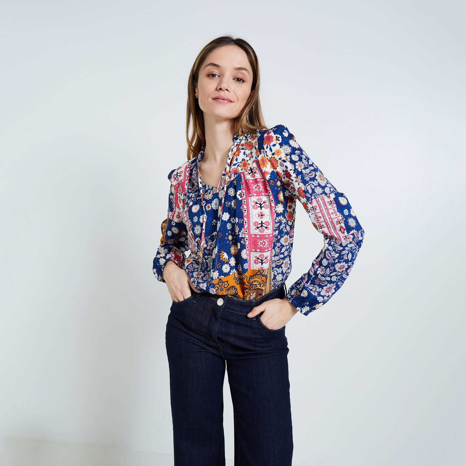 Blouse imprimée femme