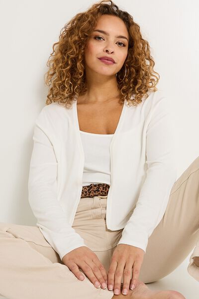 Gilet manches longues femme