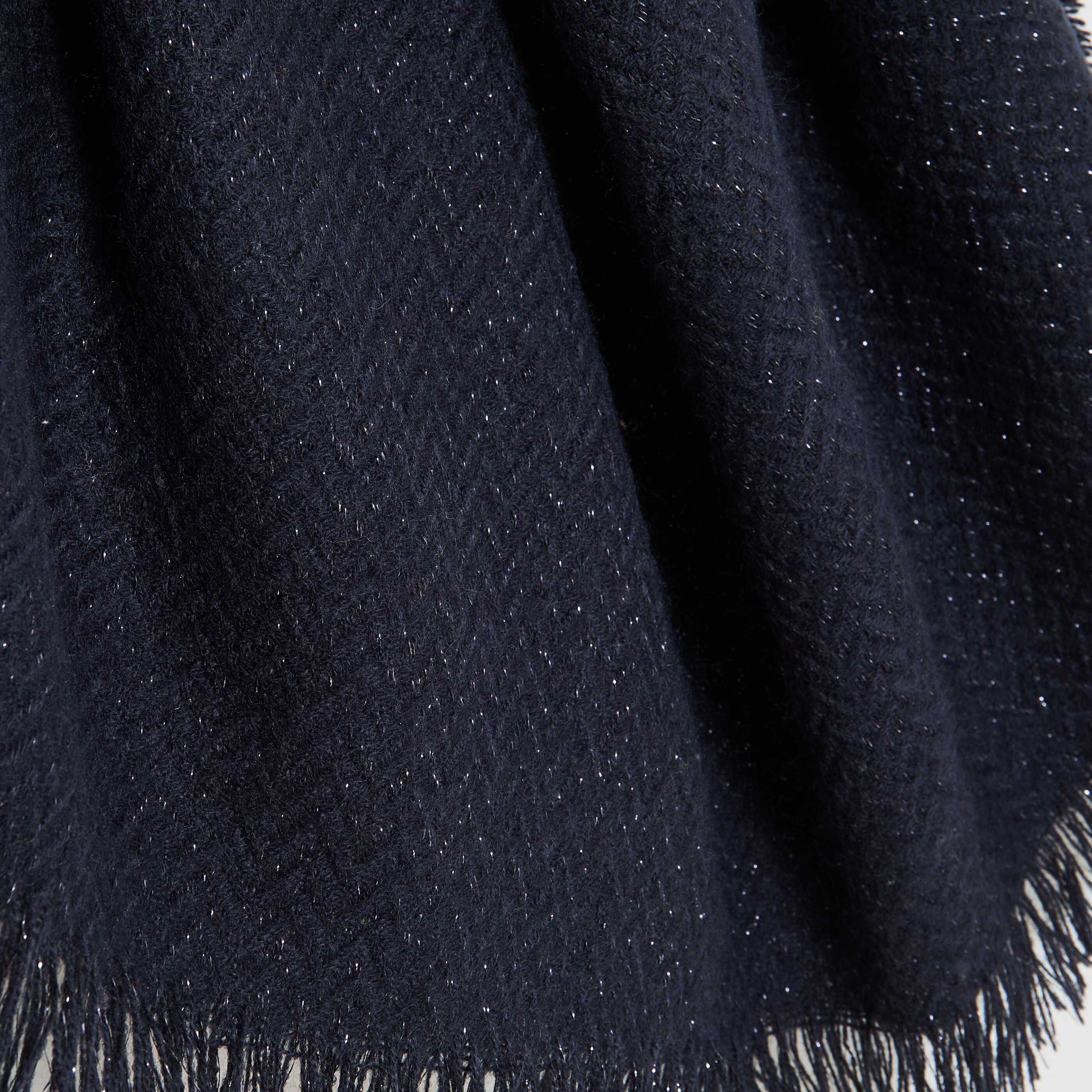 Echarpe unie brillante femme