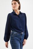 Chemisier plumetis femme