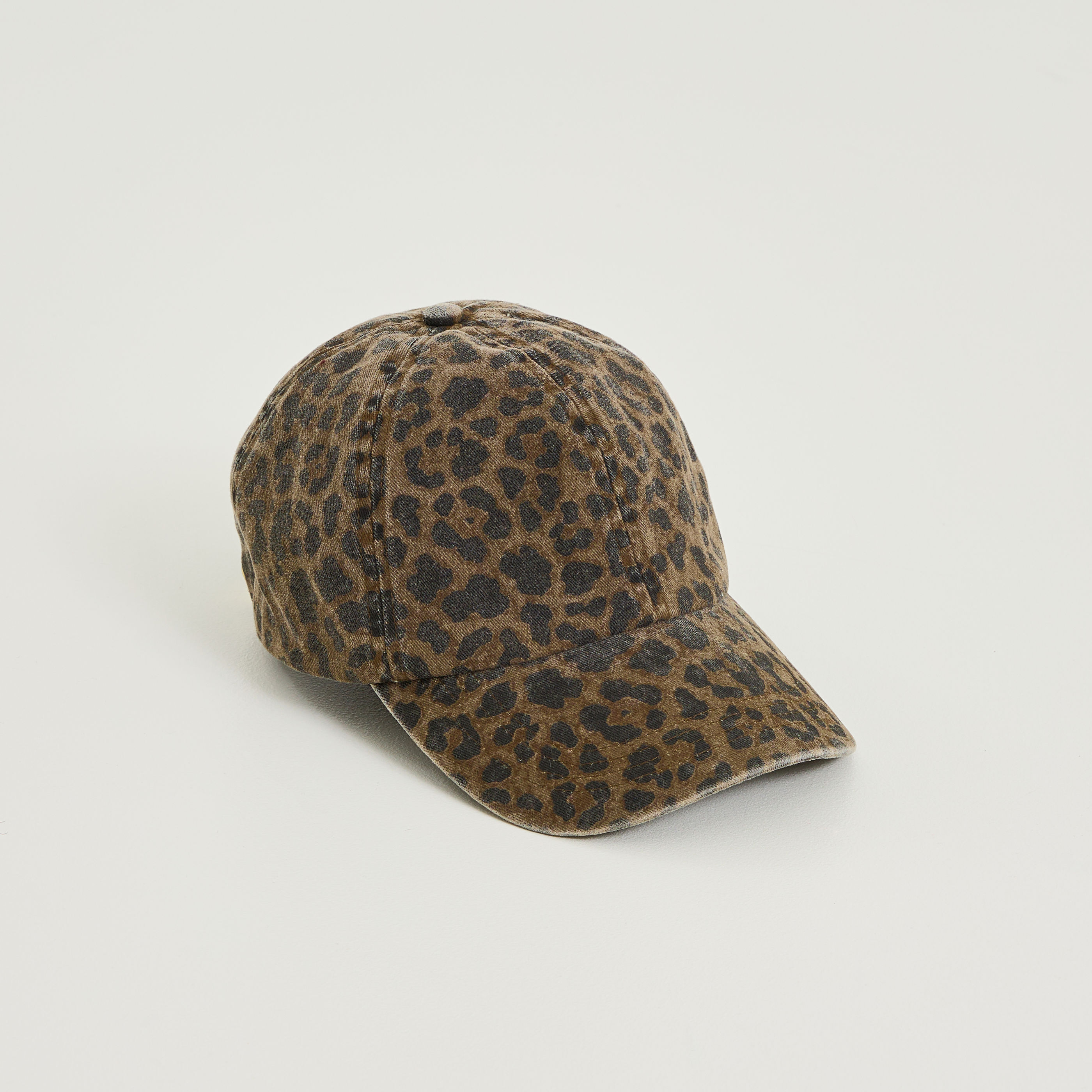 Casquette imprim&eacute; l&eacute;opard femme