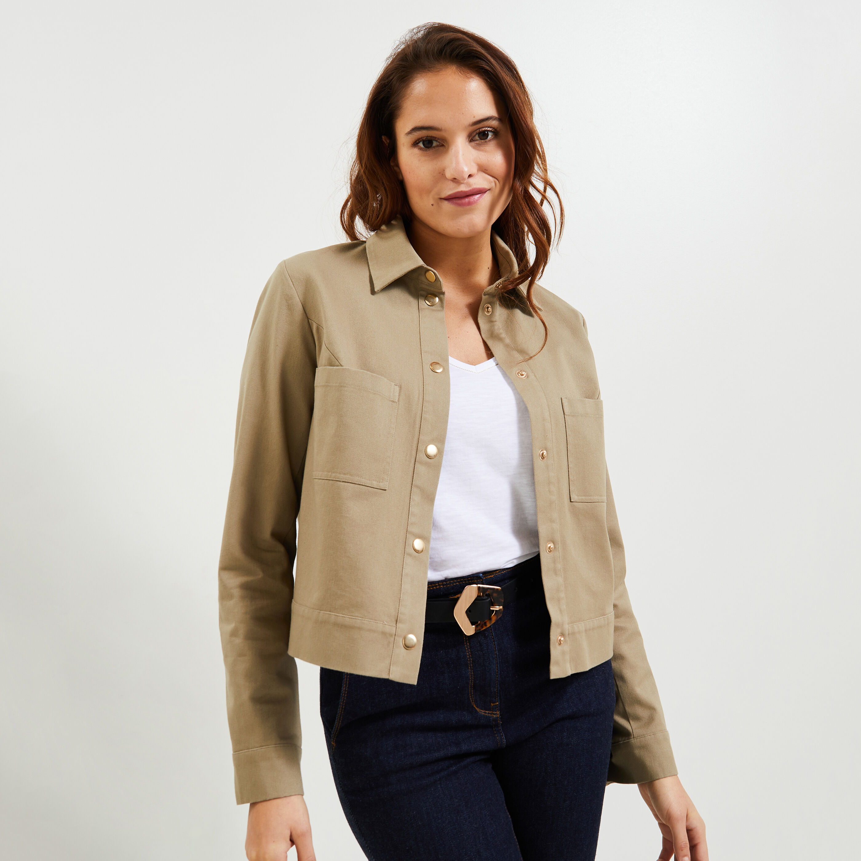 Veste droite sale femme