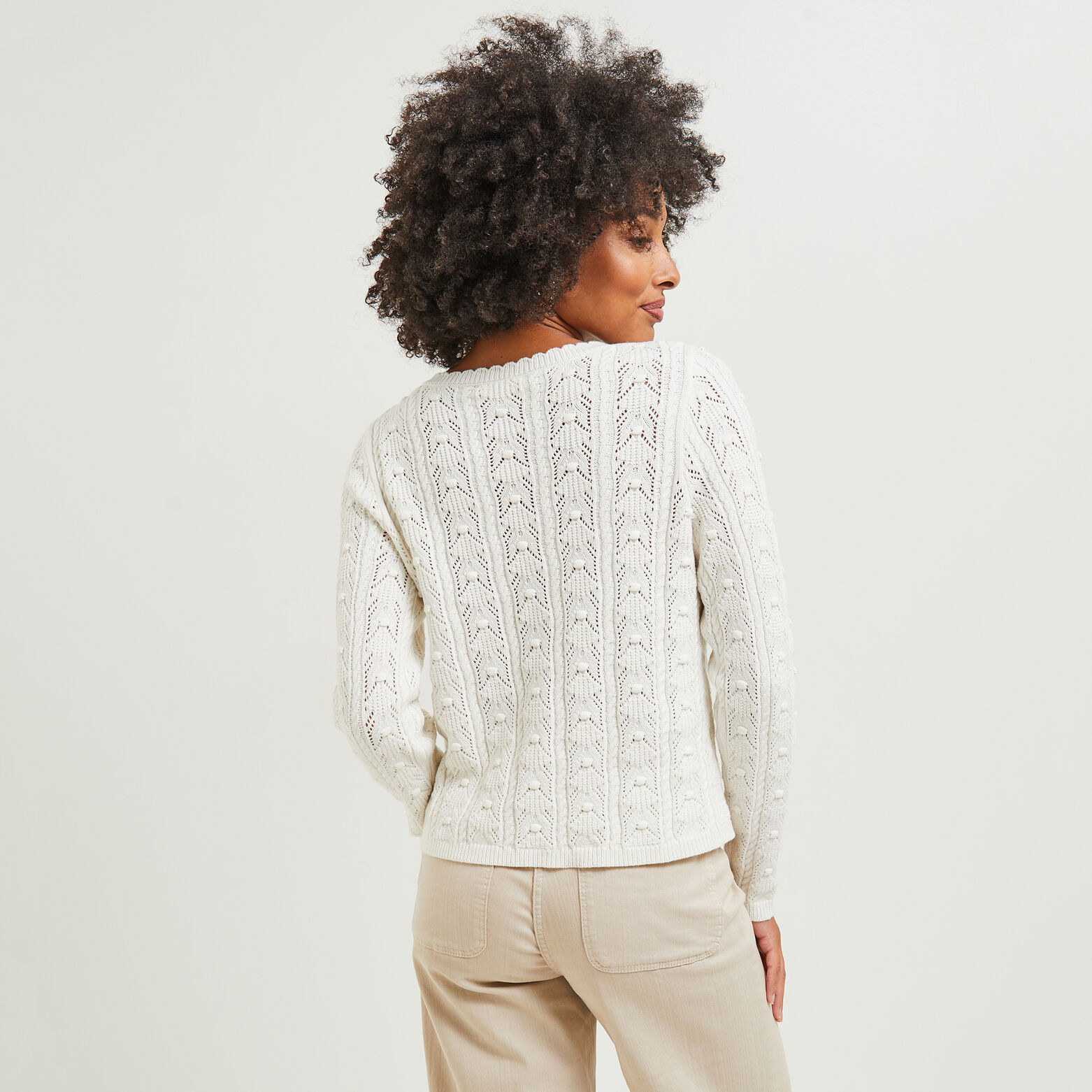 Gilet jeux de points femme