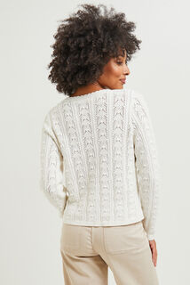 Gilet jeux de points femme