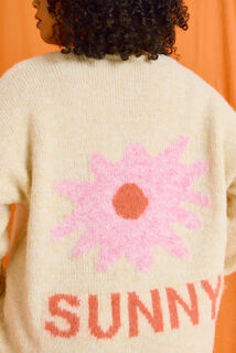 Pull imprimé coloré femme