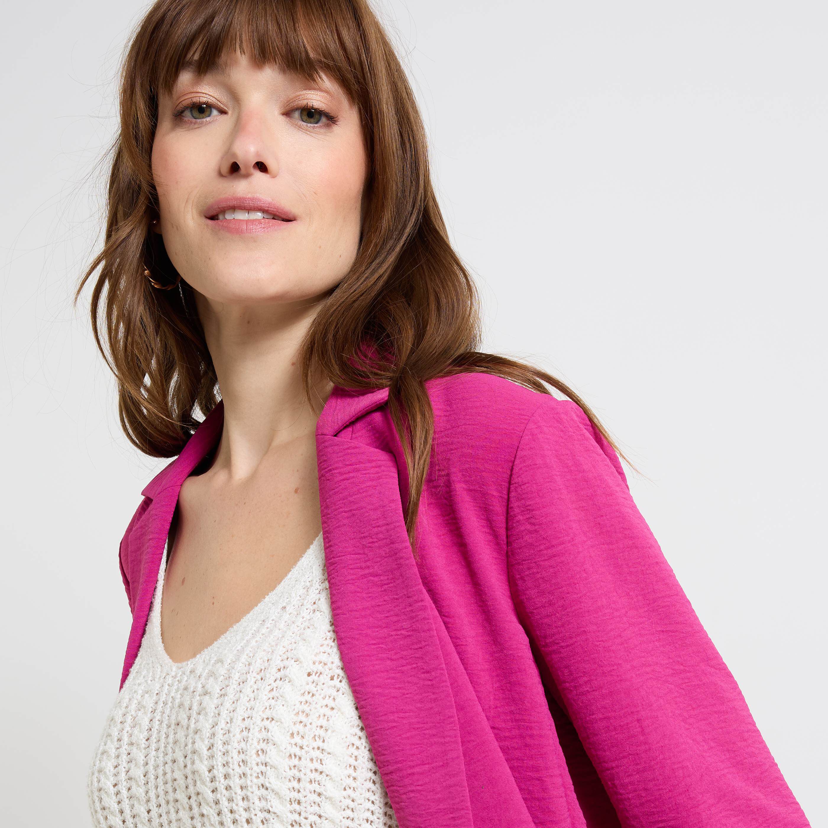 Veste blazer fluide femme