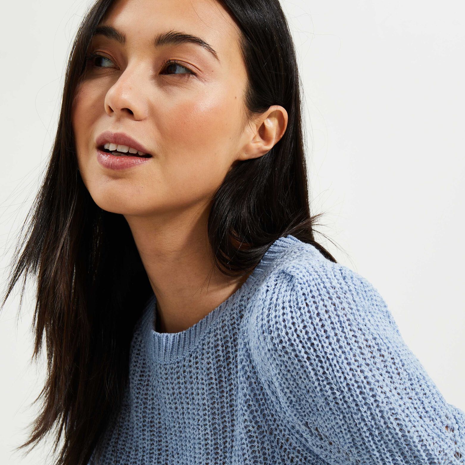 Pull manches courtes femme
