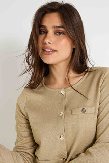 Veste en maille irisée femme