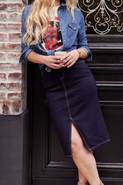 Jupe en jean femme